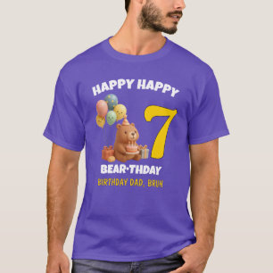ALLES GUTE ZUM GEBURTSTAG Teddy Bär 7. Geburtstag T-Shirt