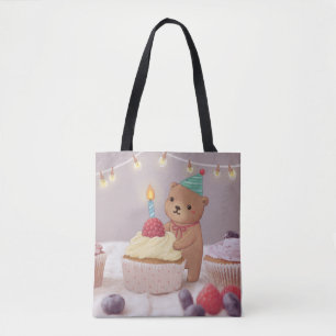 Alles Gute zum Geburtstag: Teddybär & Cupcakes