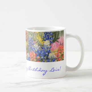 Alles Gute zum Geburtstag! Texas-Wildblumen-Tasse Tasse