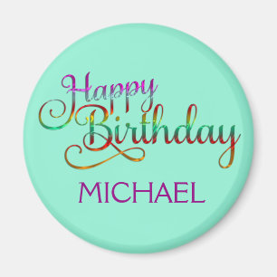 ALLES GUTE ZUM GEBURTSTAG - Textentwurf + Ihre Magnet