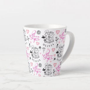 Alles Gute zum Geburtstag Tochter Benutzerdefinier Milchtasse