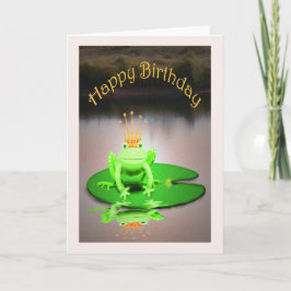 Alles Gute zum Geburtstag, tragende Krone des Karte
