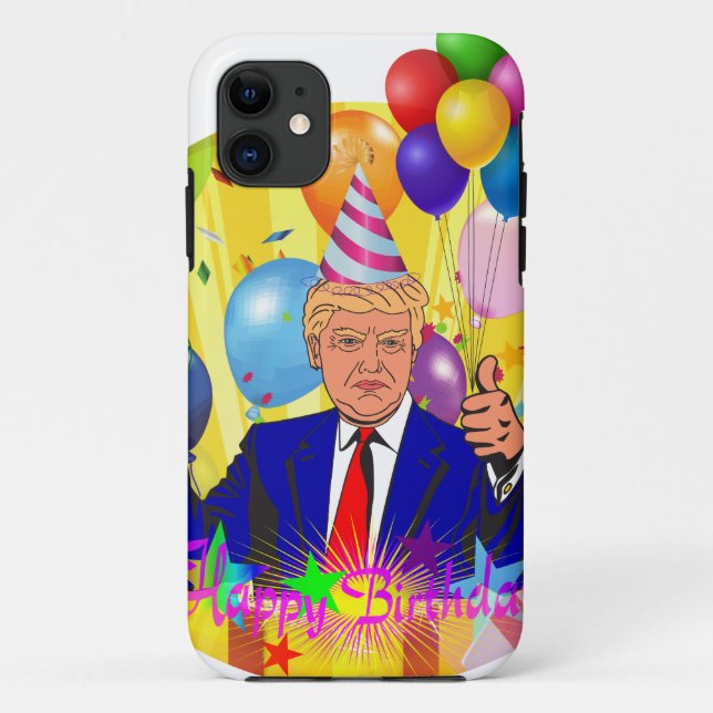 Alles Gute zum Geburtstag Trump Case-Mate iPhone Hülle (Rückseite)