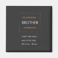 Alles Gute zum Geburtstag, Typografie Weiß und Ora