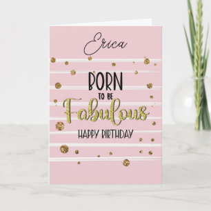 Alles Gute zum Geburtstag, um fabulös zu sein Karte