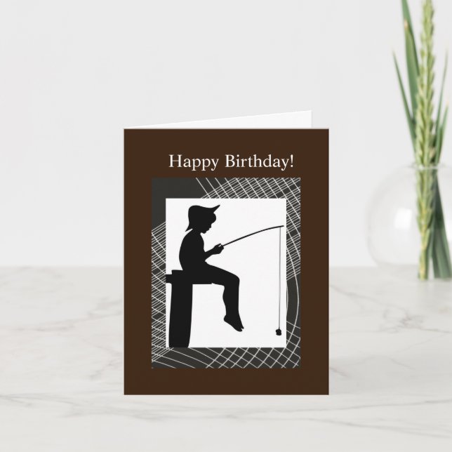 Alles Gute zum Geburtstag und abgelaufene Kindergr Karte (Vorderseite)