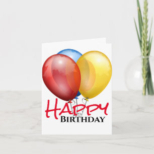 Alles Gute zum Geburtstag und Glückwünsche Karte