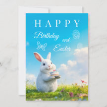 Alles Gute zum Geburtstag und Osterhase