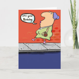 Alles Gute zum Geburtstag Unsinn. Karte