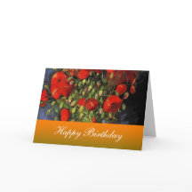 Alles Gute zum Geburtstag, Van Gogh, Red Poppies