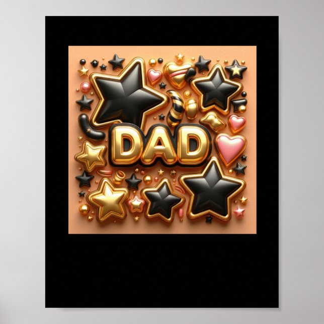 Alles Gute zum Geburtstag Vater10 Poster (Vorne)
