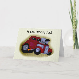 Alles Gute zum Geburtstag Vater Car Gruß Karte