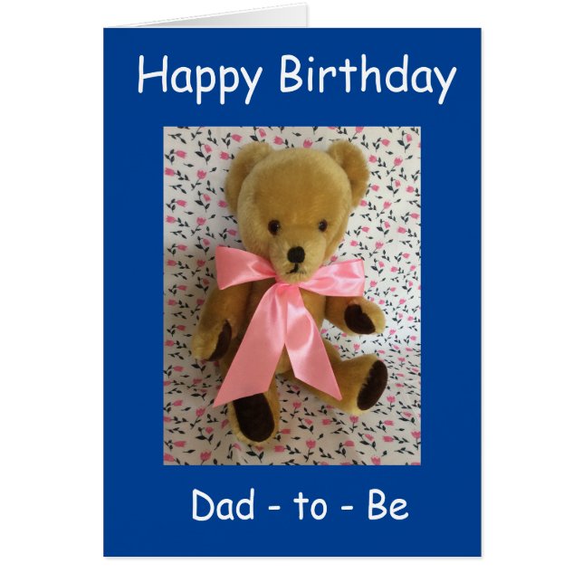 Alles Gute zum Geburtstag Vater - to - Be Card (Vorne)