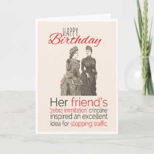 Alles Gute zum Geburtstag, Viktorianischer Spaß, Z Karte