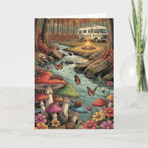 Alles Gute zum Geburtstag   Vintage Cottagecore Karte