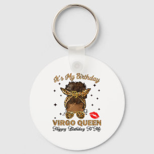 Alles Gute zum Geburtstag Virgo Königin Happy Birt Schlüsselanhänger
