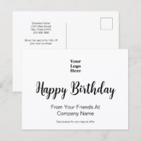 Alles Gute zum Geburtstag vom Firmenlogo Sonderang