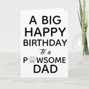 Alles Gute zum Geburtstag vom Hund Karte