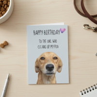 Alles Gute zum Geburtstag vom Hund Lustiger Humor