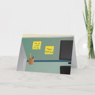 Alles Gute zum Geburtstag, von allen uns! Karte