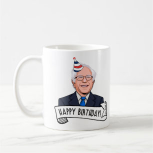 Alles Gute zum Geburtstag von Bernie Sanders Kaffeetasse