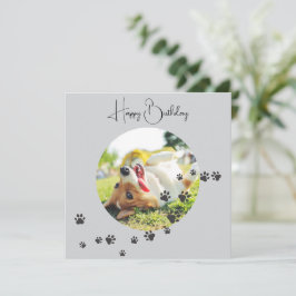 Alles Gute zum Geburtstag von Deinem Fellfreund 2 Karte