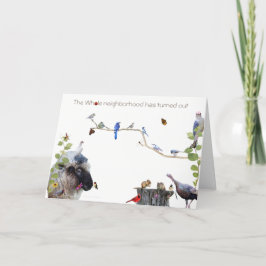 Alles Gute zum Geburtstag von der ganzen Feiertagskarte