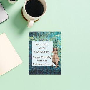 Alles Gute zum Geburtstag von der Medicare Fee Pos Postkarte