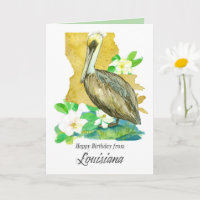 Alles Gute zum Geburtstag von Louisiana Pelican Ma