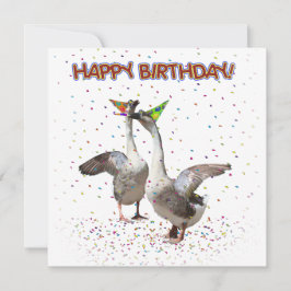 Alles Gute zum Geburtstag! Von Party Gänse Einladung