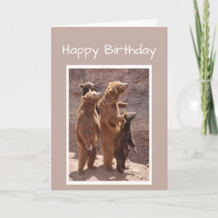 Alles Gute zum Geburtstag von unserer Bärengruppe Karte