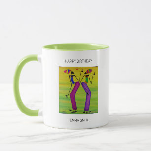 Alles Gute zum Geburtstag, Wasserfarbenfreude und Tasse