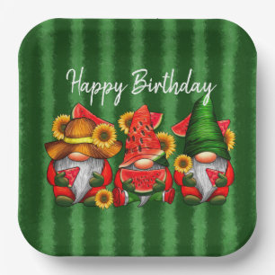 Alles Gute zum Geburtstag Wassermelone Pappteller