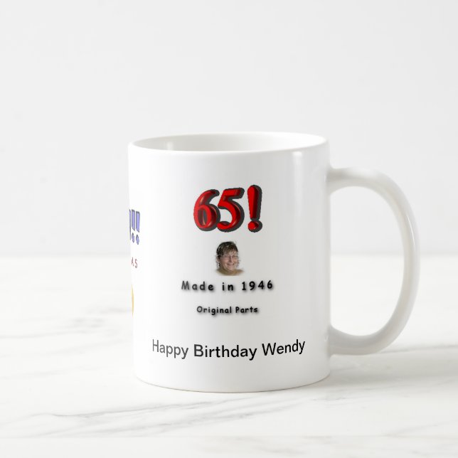 Alles Gute zum Geburtstag Wendy Kaffeetasse (Rechts)