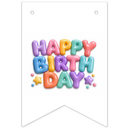 Alles Gute zum Geburtstag Wimpelkette