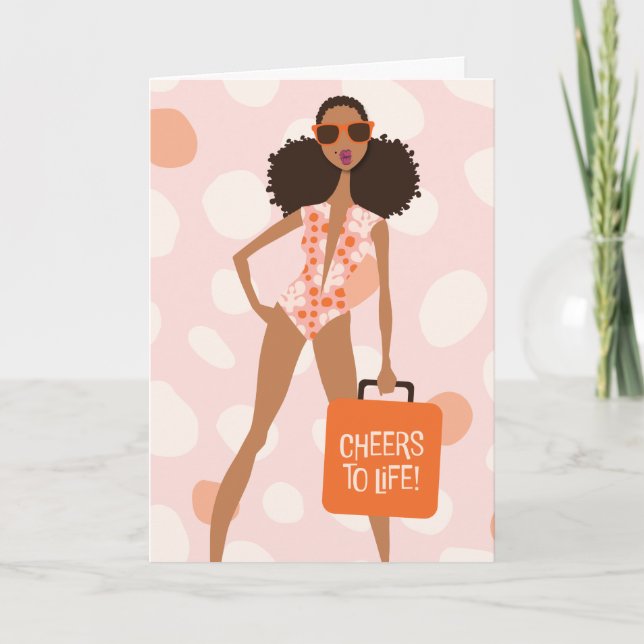 Alles Gute zum Geburtstag - Wochenende ohne Cockta Dankeskarte (Vorderseite)