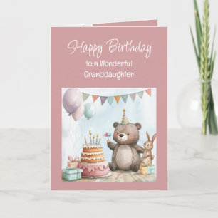Alles Gute zum Geburtstag wunderbare Enkelin Spaß Karte