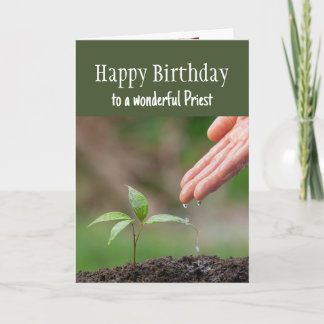 Alles Gute zum Geburtstag Wunderbarer Priester Kom Karte
