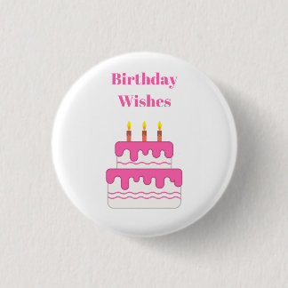 Alles Gute zum Geburtstag wünscht Abzeichen Button
