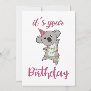 Alles Gute zum Geburtstag wünscht Ihnen Koala Nied Einladung