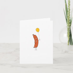 Alles Gute zum Geburtstag Wurst Karte