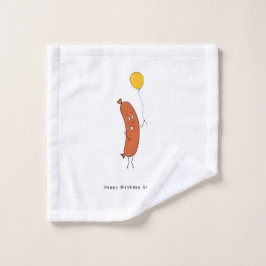 Alles Gute zum Geburtstag Wurst Waschlappen