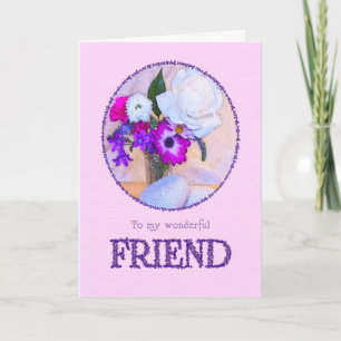 Alles Gute zum Geburtstag zu einem Freund mit Karte