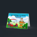 Alles Gute zum Geburtstag zu meinem liebsten Karte<br><div class="desc">Niedliche und bunte Geburtstagskarte für den Golfspieler in Ihrem Leben. Ändern Sie den Text zu Ihrer gewünschten Mitteilung. Vati,  Bruder,  Mitarbeiter oder jedem möglichem Golfspieler diese Grußkarte auch wird und für alle besonderen Anlässe gegeben.</div>
