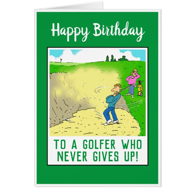 Alles Gute zum Geburtstag zum Golfer Funny (Vorne)