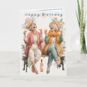 Alles Gute zum Geburtstag zwei lustige betrunkene Karte