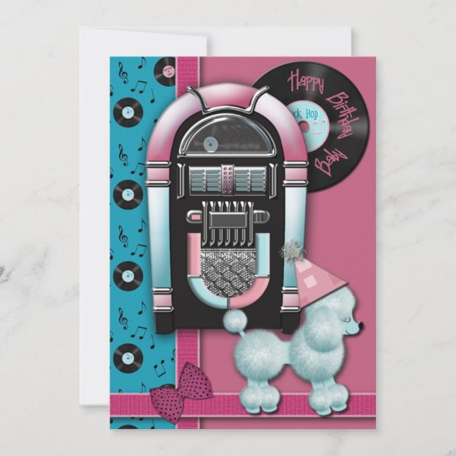 Alles- Gute zum Geburtstagbaby-Party Einladungen (Vorderseite)