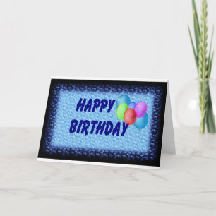 Alles Gute zum GeburtstagBallons Karte