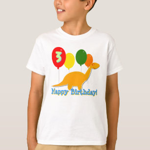 Alles- Gute zum Geburtstagdinosaurier 3 Jahre T-Shirt