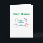 Alles Gute zum GeburtstagGranddaddy - Hände Karte<br><div class="desc">Christliche Geburtstags-Karte für Granddaddy!   Schließt den inneren Text und Schrift ein.  Kann personalisiert und besonders angefertigt auch unter Verwendung der Schablonenwerkzeuge sein.</div>